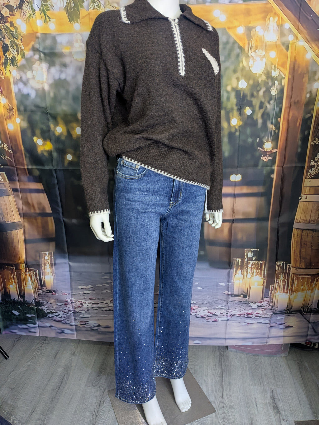 JEANS STRASS