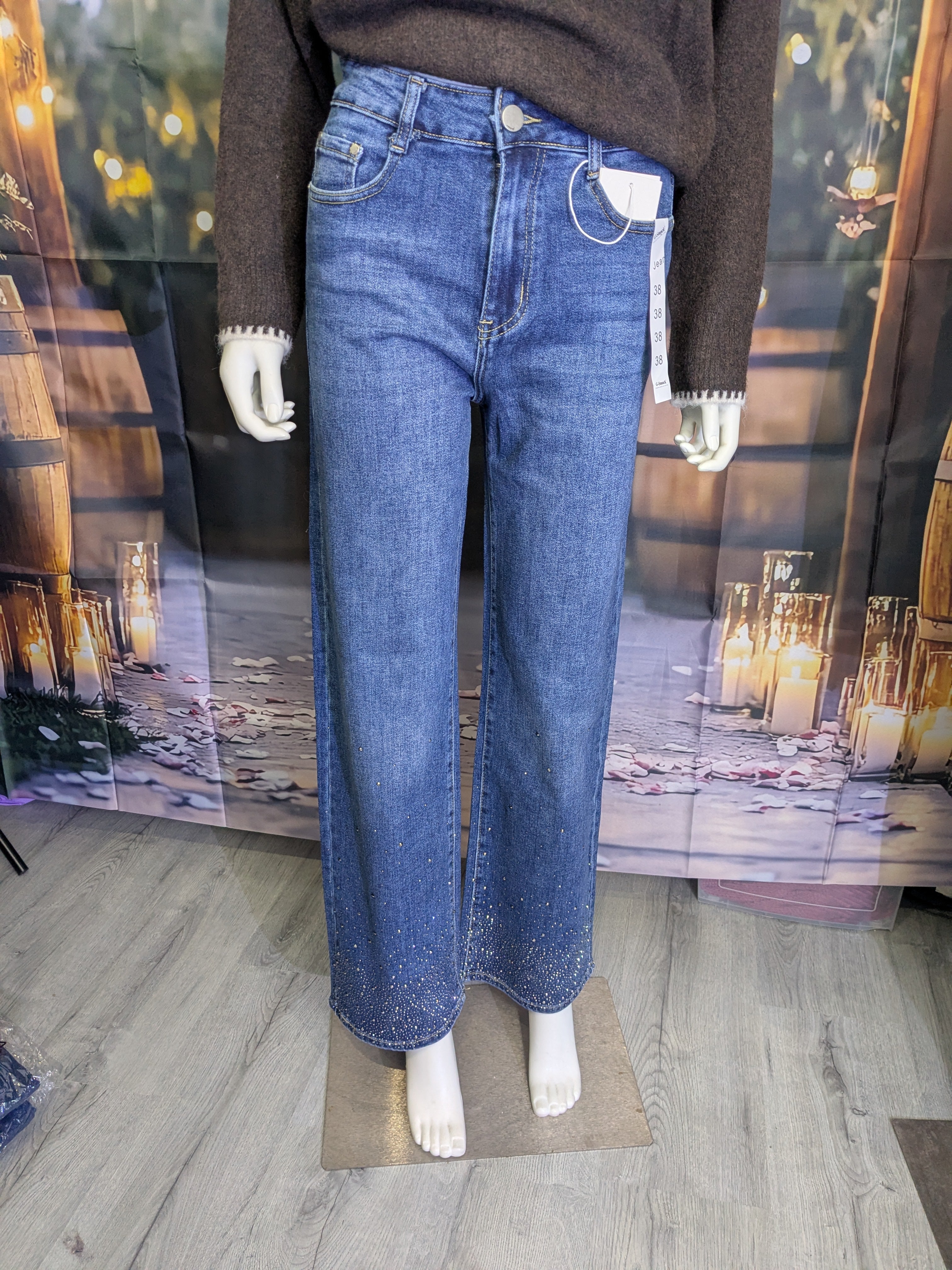 JEANS STRASS