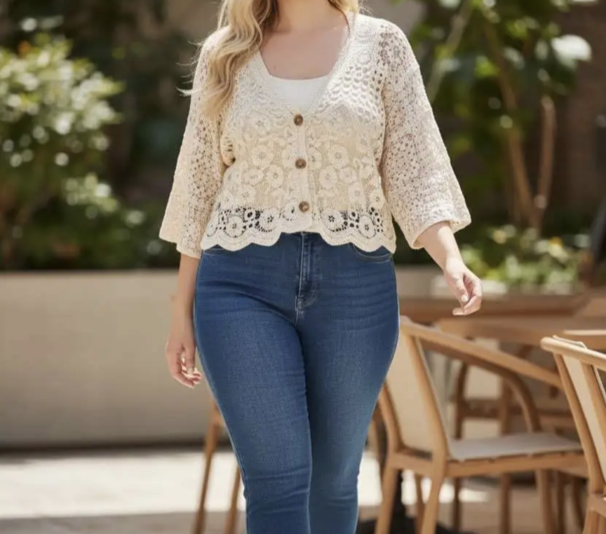 GILET CROCHET