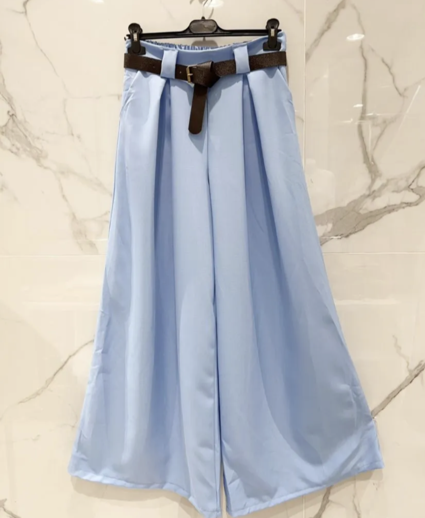 PANTALON FLUIDE AVEC CEINTURE