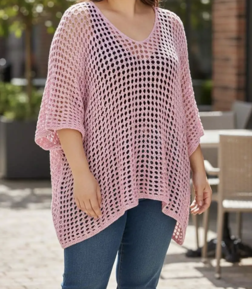PULL MAILLES AJOUREES
