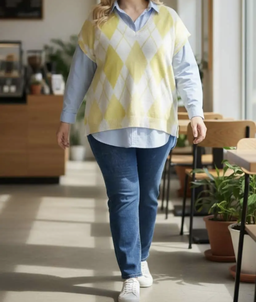 PULL SANS MANCHE JACQUART