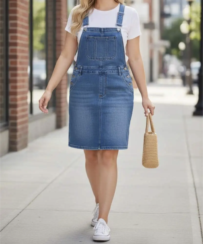 ROBE SALOPETTE EN JEAN