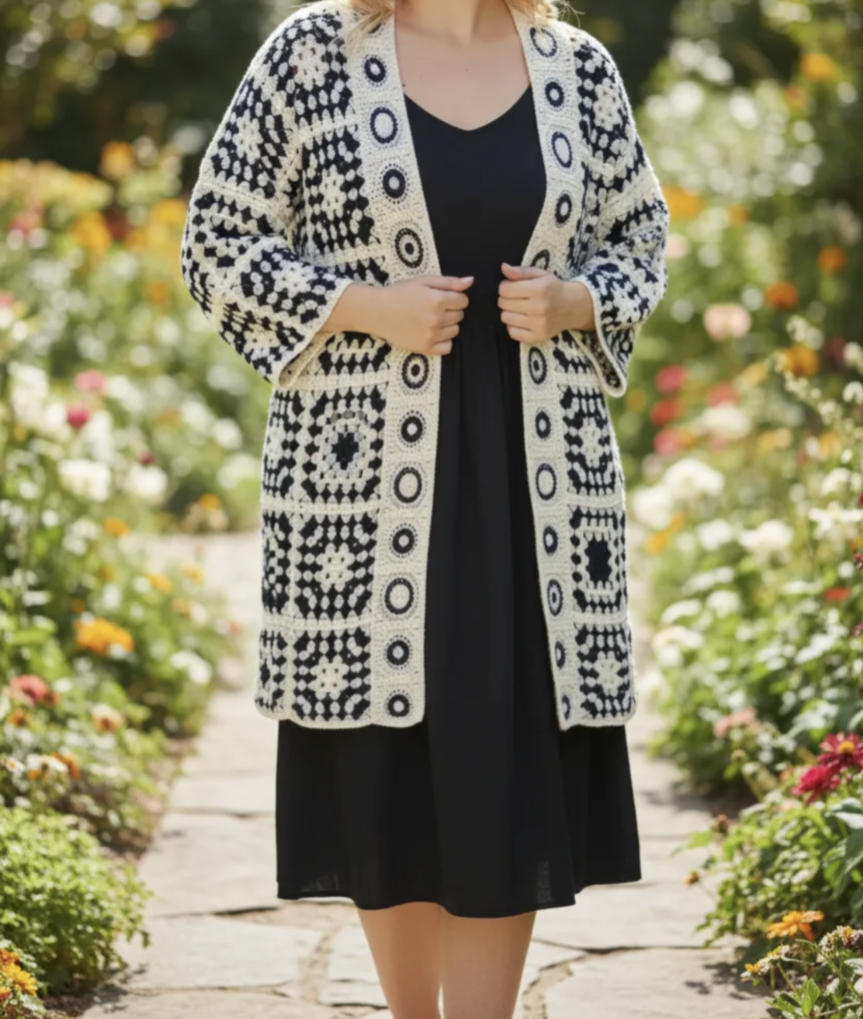 VESTE CROCHET